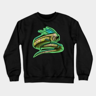 Regalecidae Rad sea serpent dragon design color variant B Crewneck Sweatshirt